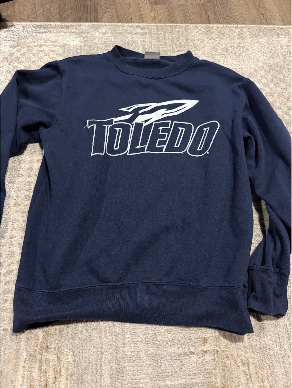 Toledo Rockets Navy Blue Crewneck Sweatshirt - Size Small